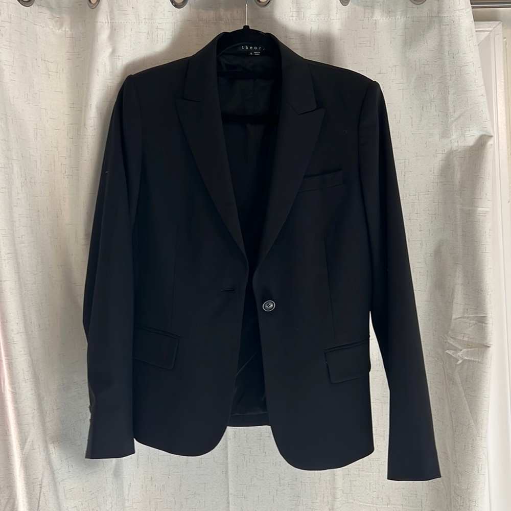 Theory black blazer